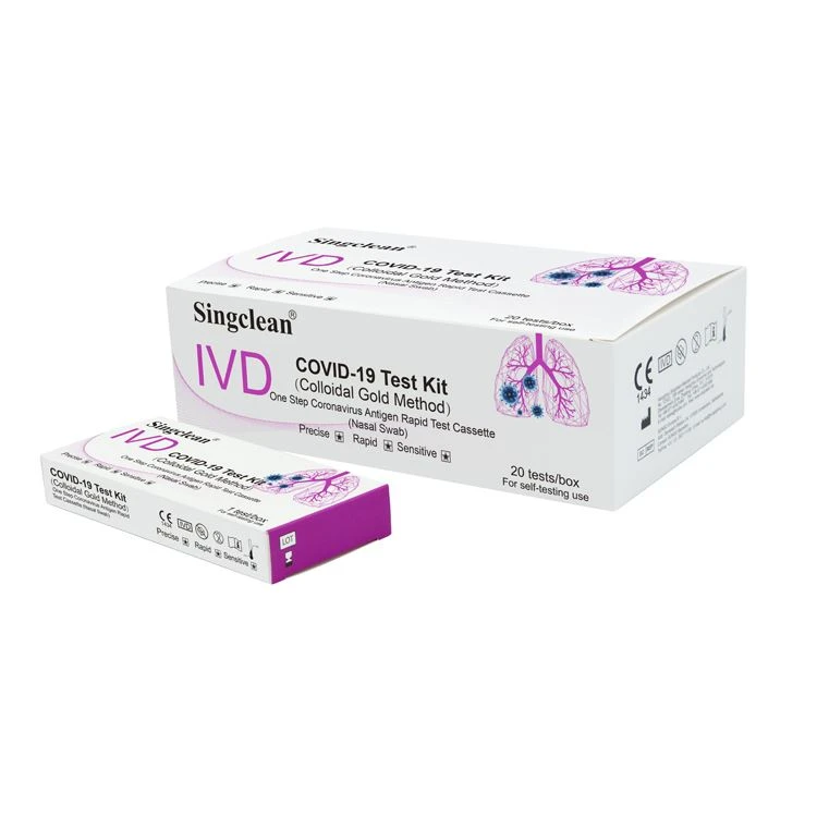 COVID-19 antigen home testing nasal swab